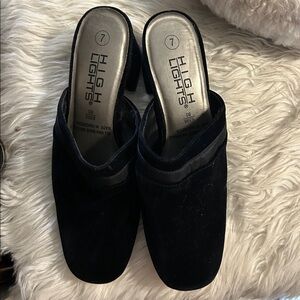 Suede shoes